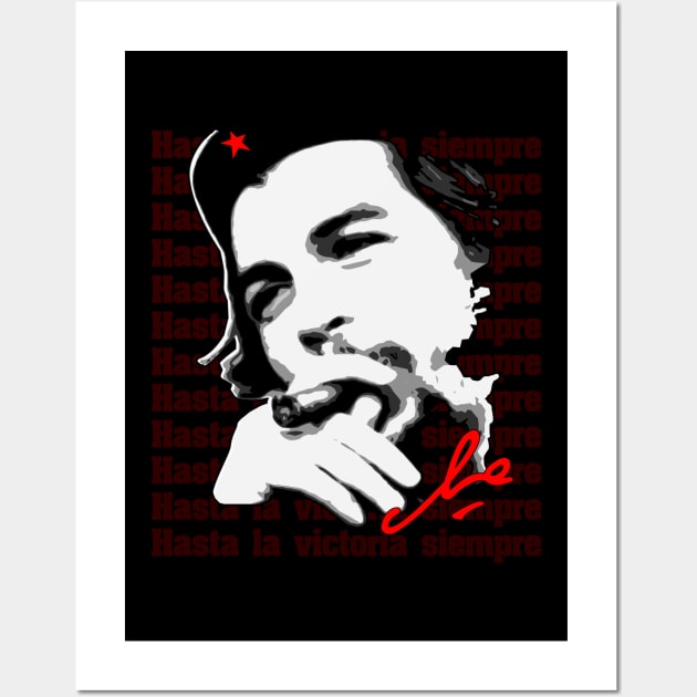 Che Guevara Rebel Cuban Guerrilla Revolution T-Shirt Wall Art by HiDearPrint